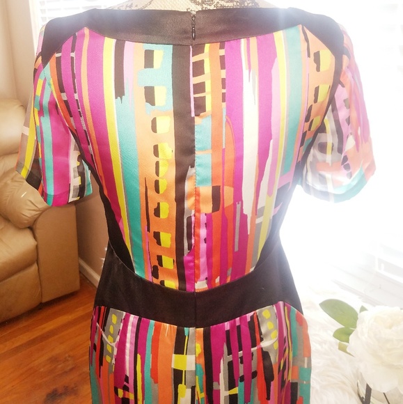 Allen B for Allen Schwartz Multi Color Dress - Picture 4 of 6